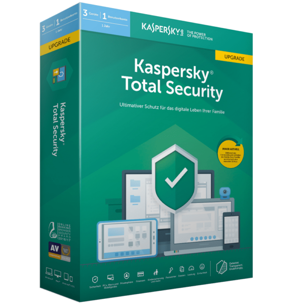 Kaspersky Total Security 2023 Upgrade 5 Geräte 1 Jahr