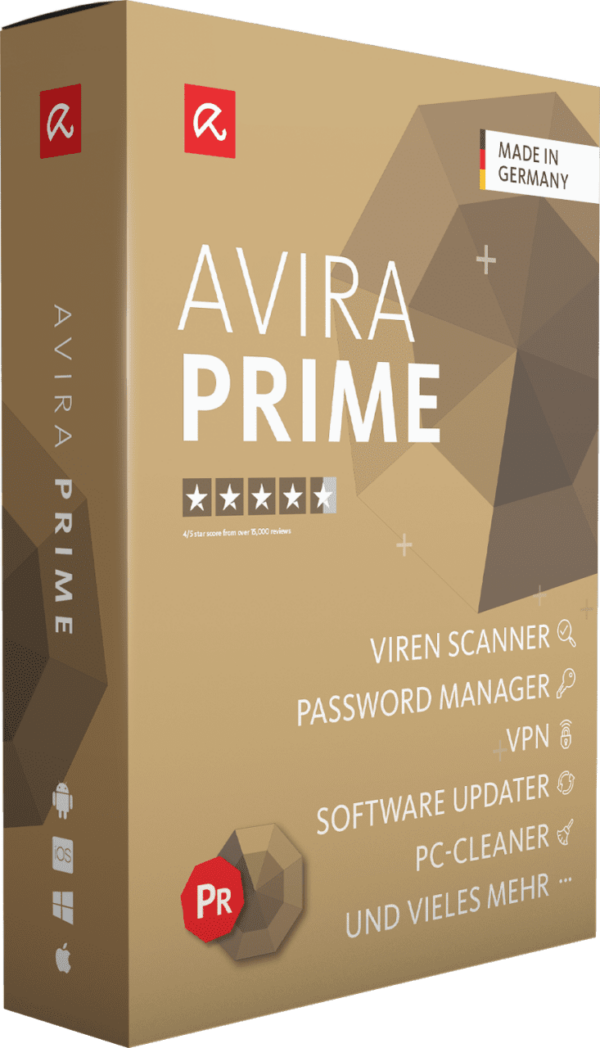 Avira Prime 2022 25 Geräte 2 Jahre