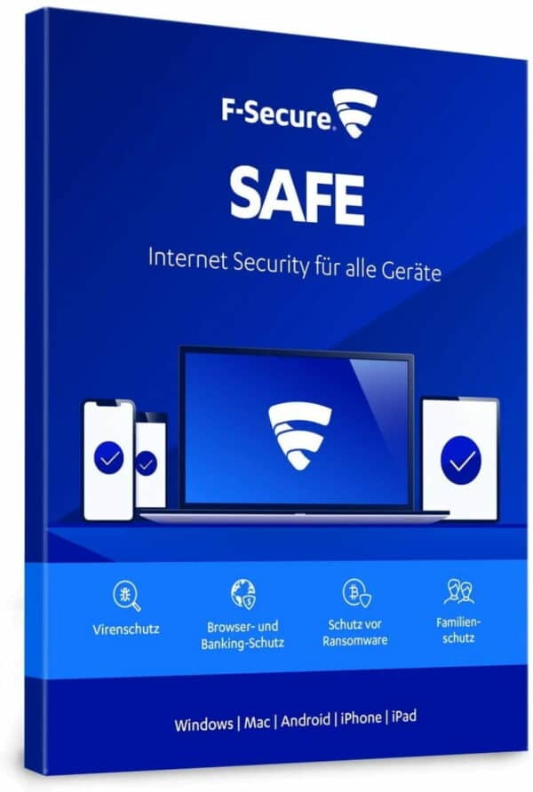 F-Secure Safe Internet Security 5 Geräte / 1 Jahr