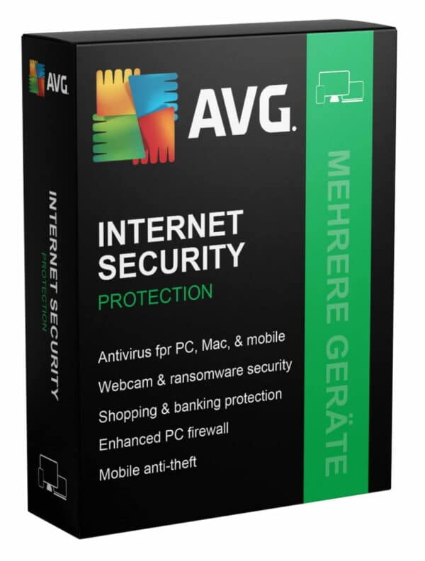 AVG Internet Security 2023 unlimited Geräte 1 Jahr