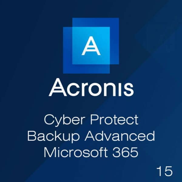 Acronis Cyber Protect Backup Advanced Microsoft 365 5 Geräte 1 Jahr Renewal