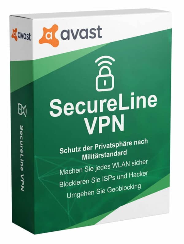 Avast SecureLine VPN 3 Geräte / 1 Jahr