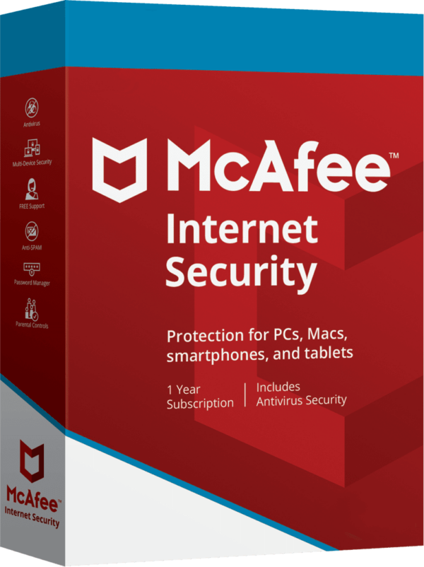 McAfee Internet Security unlimited Geräte 3 Jahre