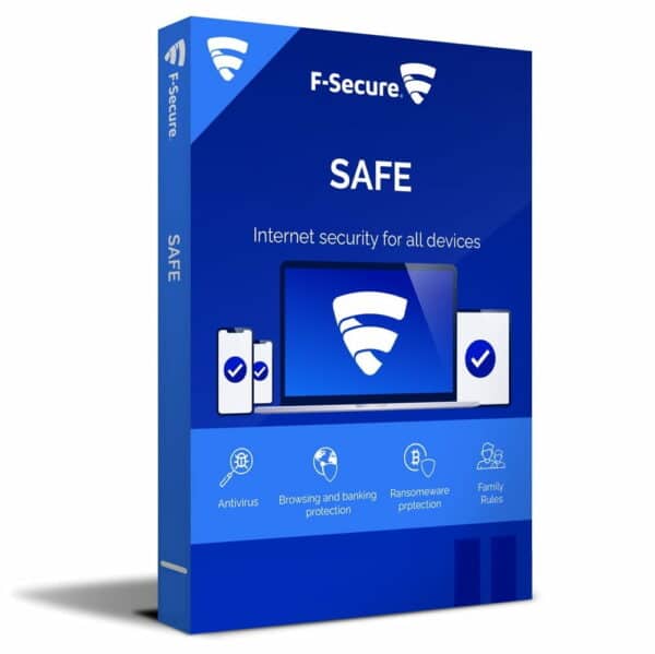 F-Secure Safe Internet Security 2023 10 Geräte 1 Jahr