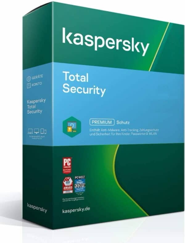 Kaspersky Total Security Upgrade 10 Geräte / 1 Jahr